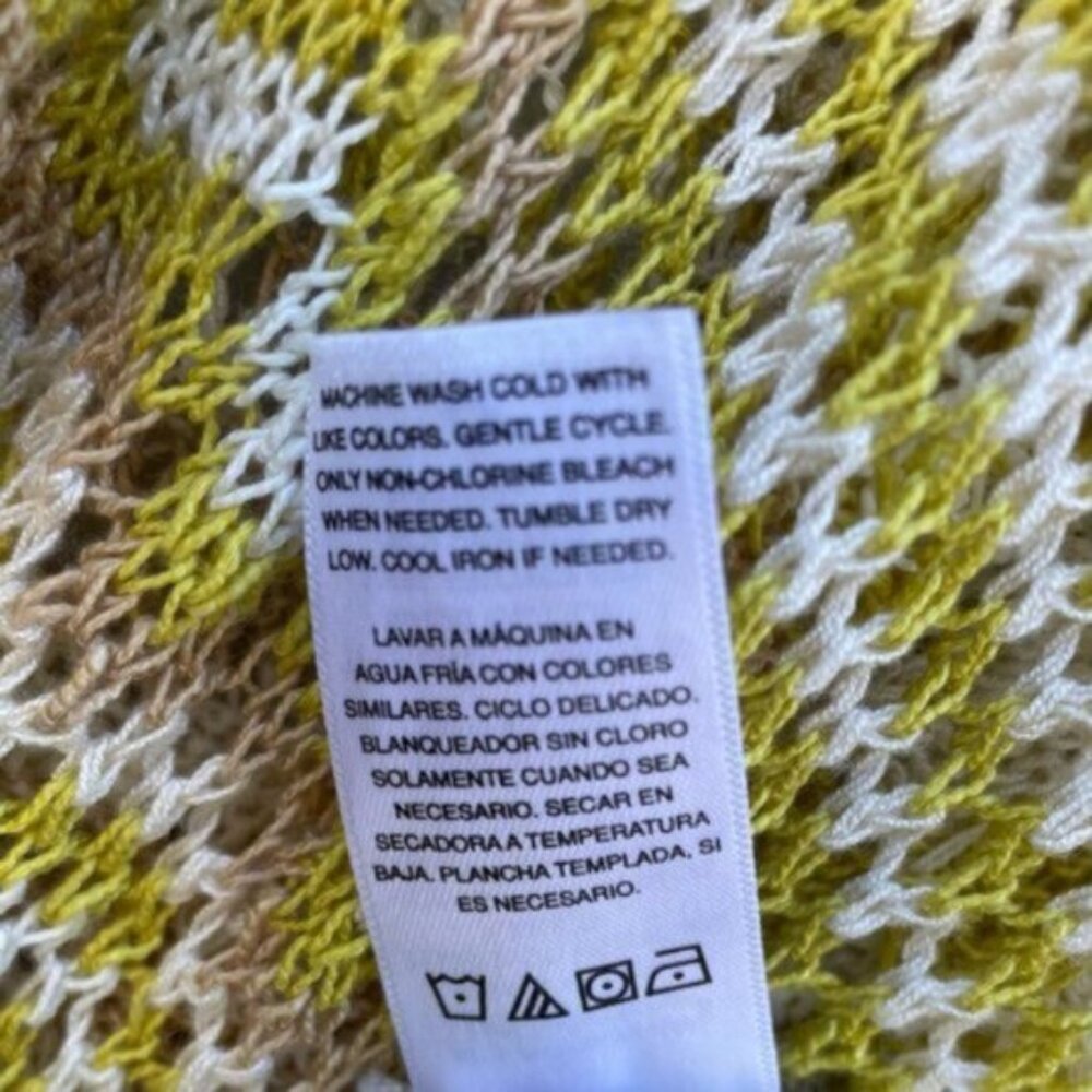 Scoop Women's Multi Color Long Open Front Pointel… - image 6